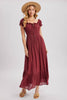 Sugar Plum Wine Maxi Dress
