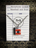 Book Locket Necklace - 1984: Stainless Steel