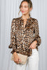 Silky Leopard Print Blouse