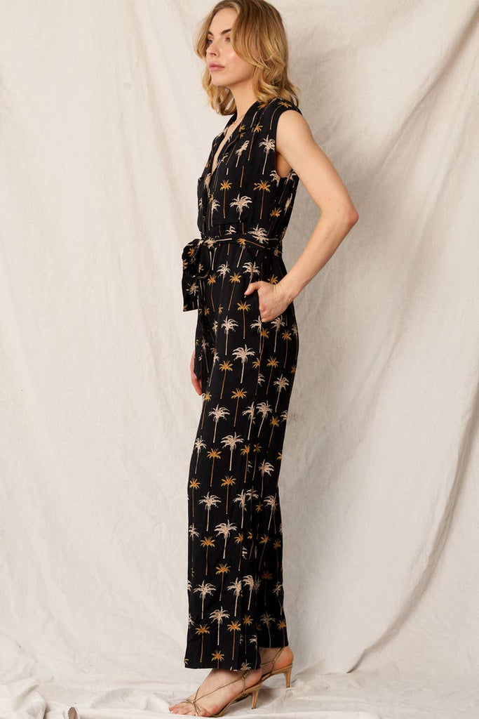 Palm Tree  Jumpsuit