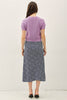 Cotton Crochet Cardigan: Lilac