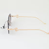 Snake Frame Gradient Sunglasses