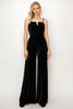 Buttery Black Velvet Jumpsuit