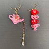 Gold Plated Teapot & Teacup Earrings