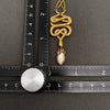 Double Snake Plated Necklace