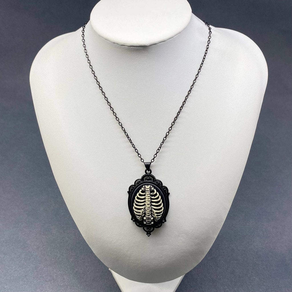 Gothic Rose Pendant Necklace