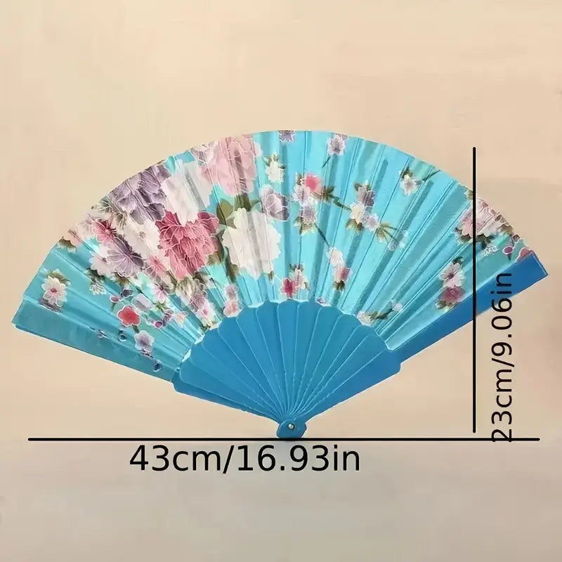 Colourful Floral Hotflash Fan18
