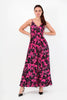 Black Blossoms Flowy Jumpsuit