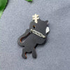 Musical Cat  Acrylic Brooch