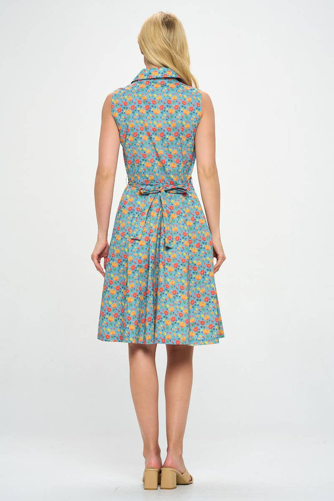 Poppin' Poppies Cotton Dress