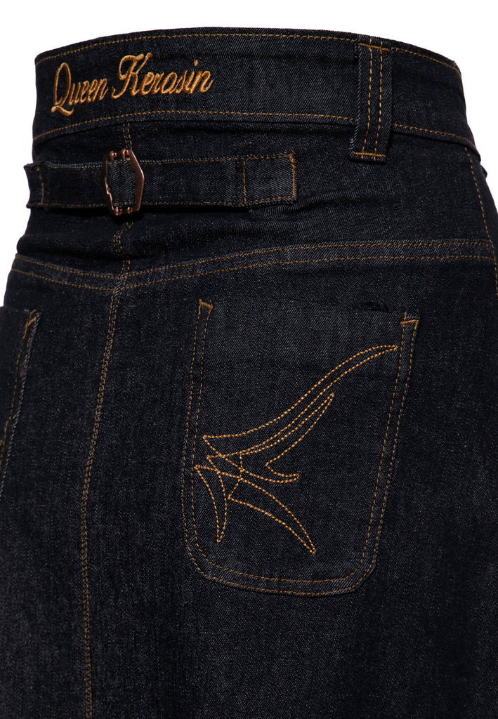 Rock Denim Western Skirt