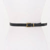 Heart Chain Belt: Black/Brass