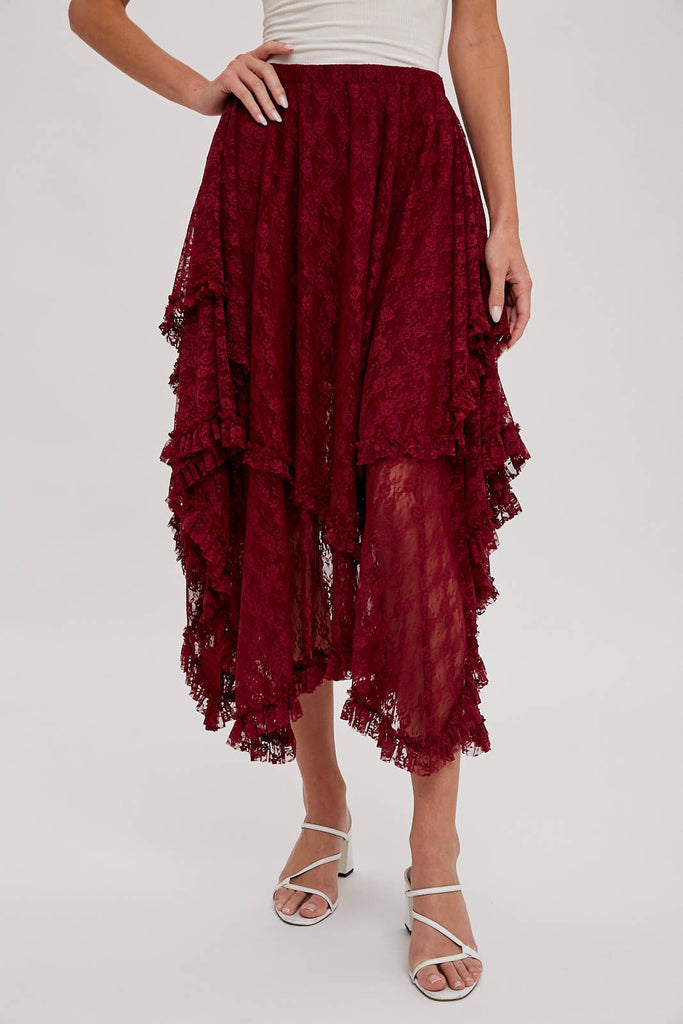 Black Lace Stevie Skirt