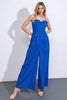 Cobalt Blue Cotton Jumpsuit