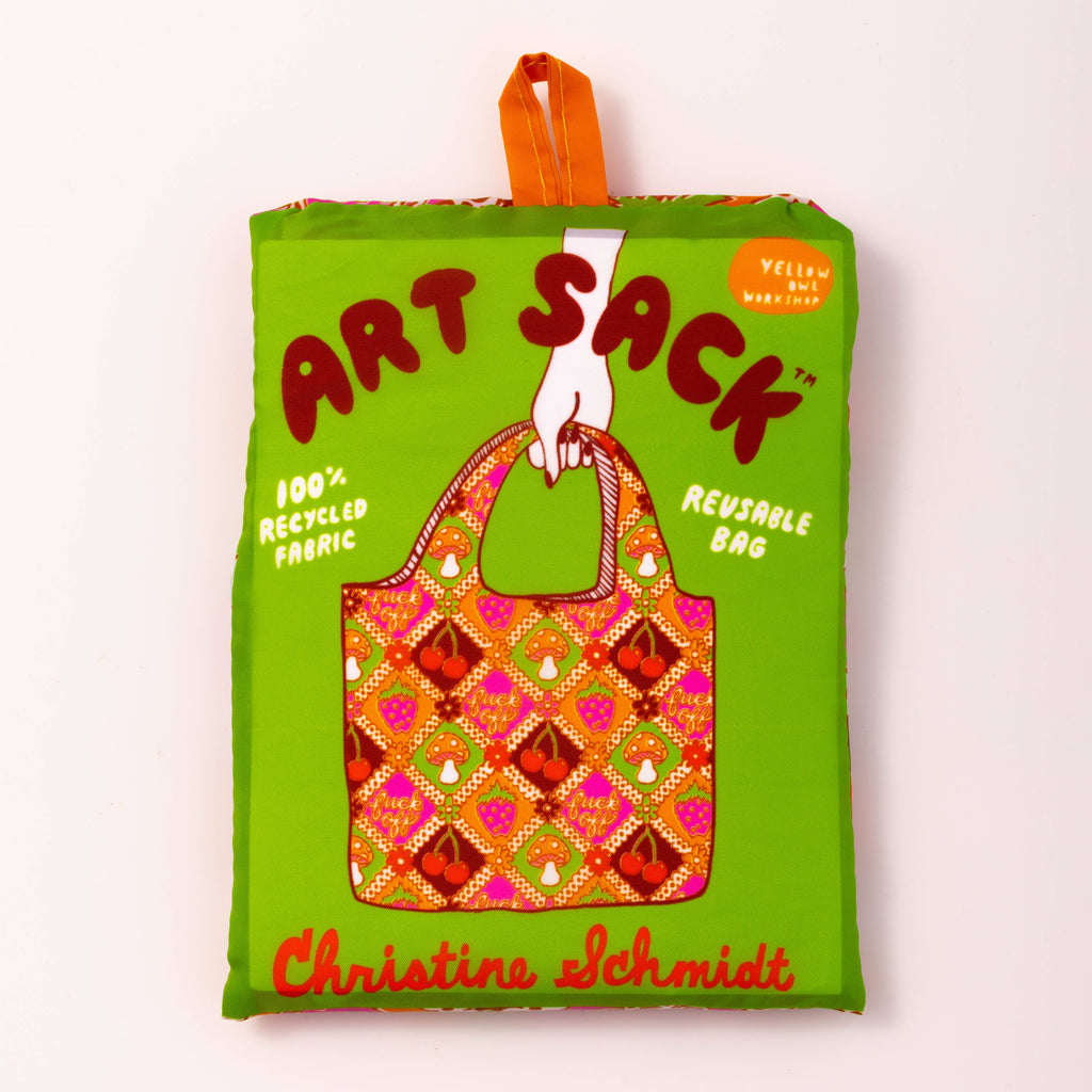 F*ck Off Retro Art Sack® - Eco-Friendly Reusable Tote Bag