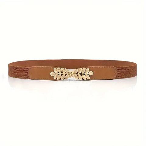 Wide Patent Buckle Belt: Black