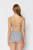 Vintage Style Bikini: Gingham Daisy