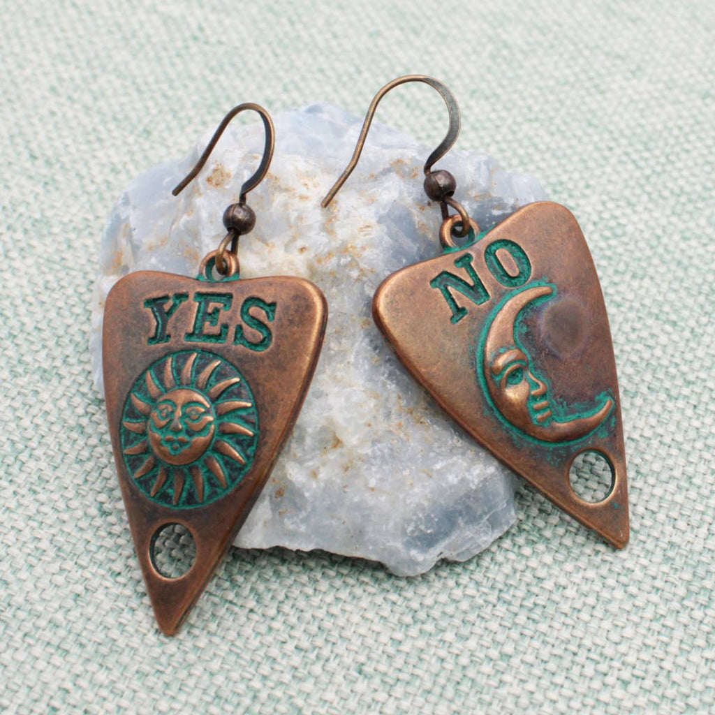 Yes No Planchet Earrings