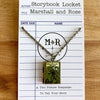 Book Locket Necklace - The Princess Bride: Bronze