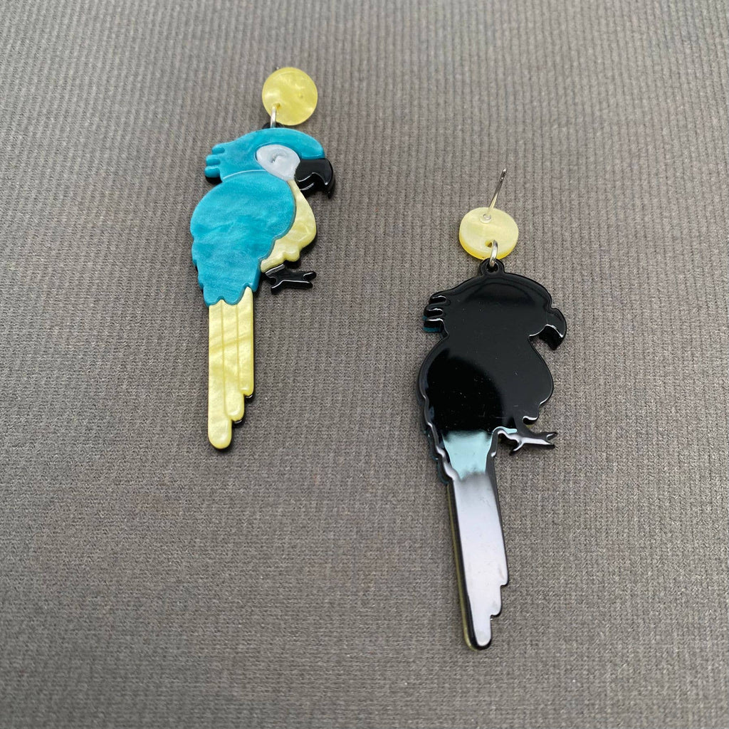 Acrylic Parrot Earrings