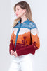 Western Movie Cardigan: Blue Sky