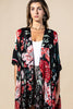 Red Flower Garden Kimono