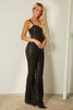 Velvet Sequin Rockstar Jumpsuit