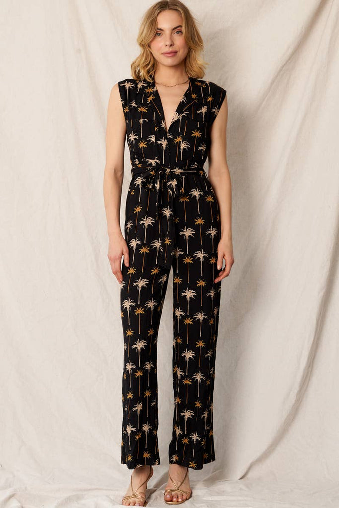 Palm Tree  Jumpsuit