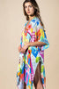Coastal Pop Viscose Kimono