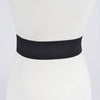 Studded Wide Stretch Belt: Black Gold