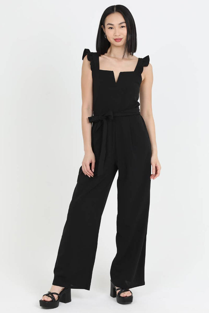 Top Notch Jumpsuit: Black