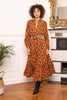 Loose Leopard Shirt Dress