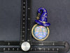 Enamel Moon with Magic Hat Brooch