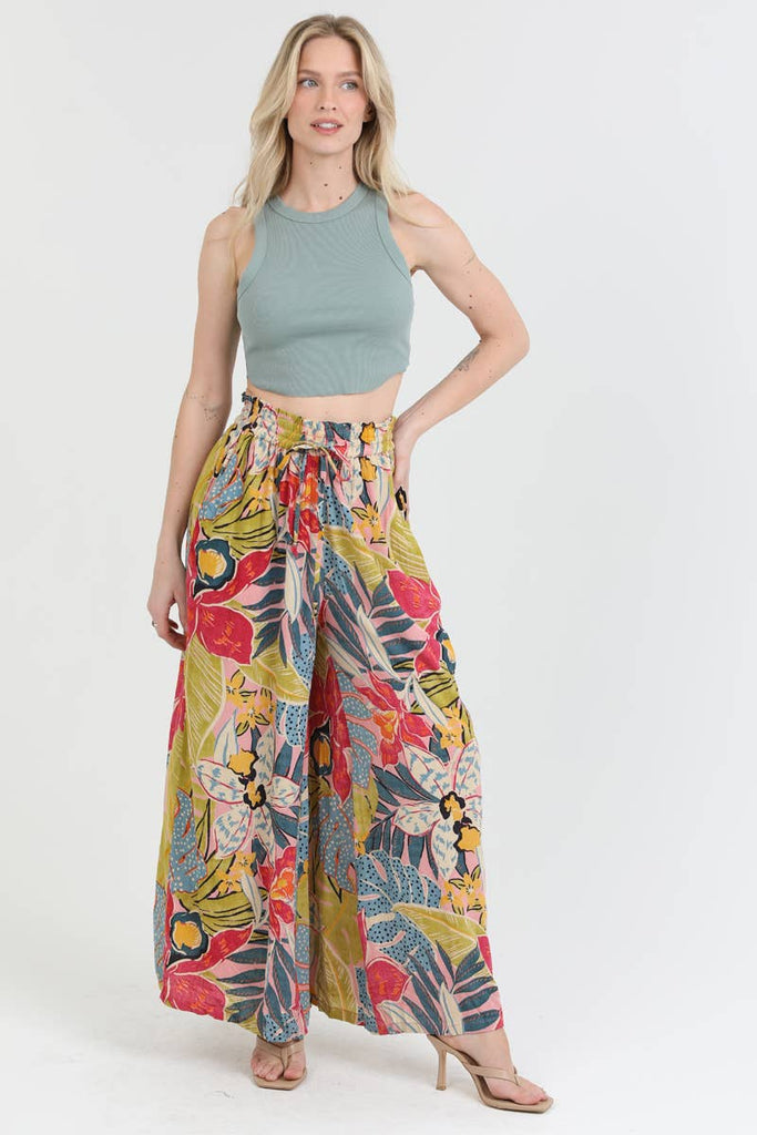 Tunisian Travel Palazzo Pants