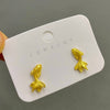 14K Gold Plated Goldfish Stud Earrings
