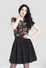 Shorter Swing Skirt: Black