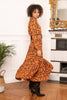 Loose Leopard Shirt Dress