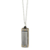 Silver Harmonica Necklace