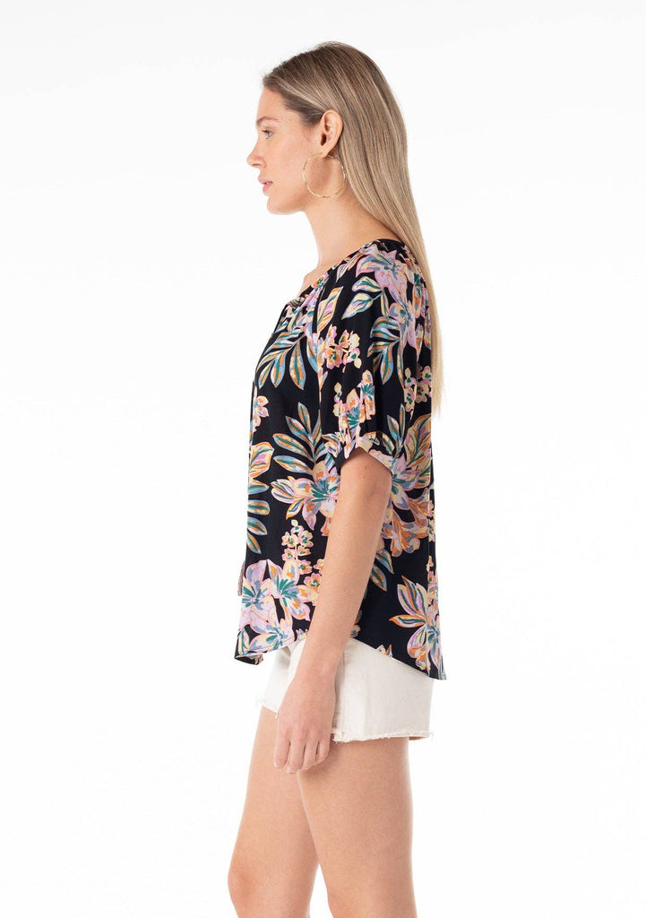 Tropical Night Garden Blouse