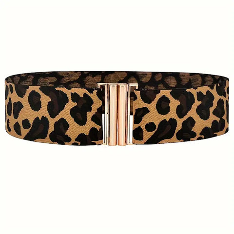Double Heart Elastic Belt: Blue