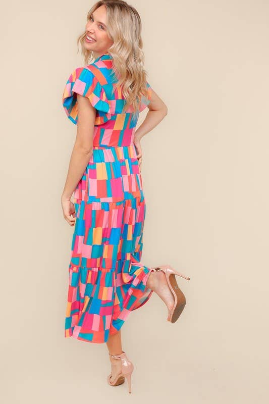 Rainbow Rothko Art Dress