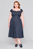 Dolores Black Watch Dress