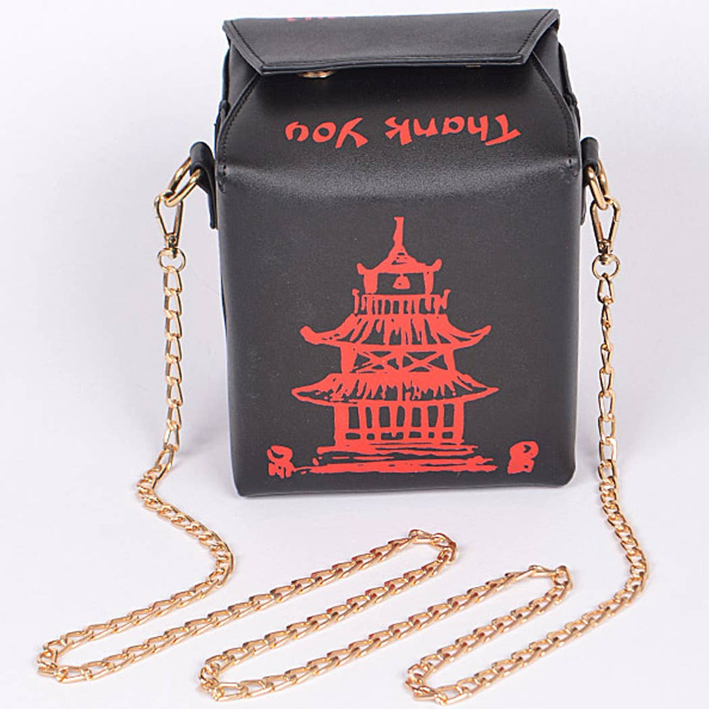 Chinese Take Out Food Purse: Gold