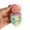 Matryoshka Doll Hair Claw