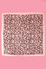 Pink Leopard Silky Scarf