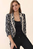 Zebra Printed Blazer