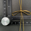 Bow 18K Gold Plated Lariat Necklace