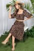 Leopard Tiered Midi Dress