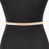 Metal Multi Heart Buckle Belt: Silver
