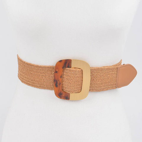 Heart Shape Western Belt: Cinnamon